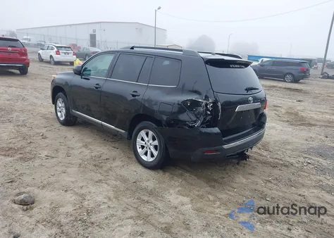 2011 Toyota Highlander Base V6 from USA, damaged, VIN 5TDZK3EH2BS028805